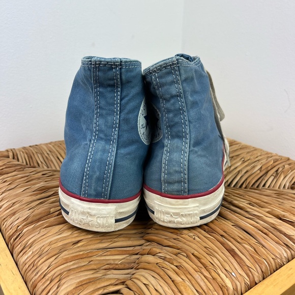 Converse Chuck Taylor Washed High Top Sneakers Sz 9.5 - Picture 4 of 11